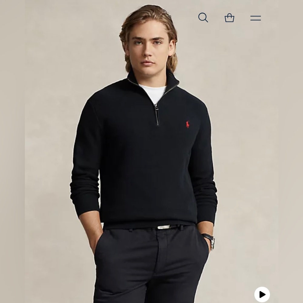 Polo Ralph Lauren Quarter Zip Sweater